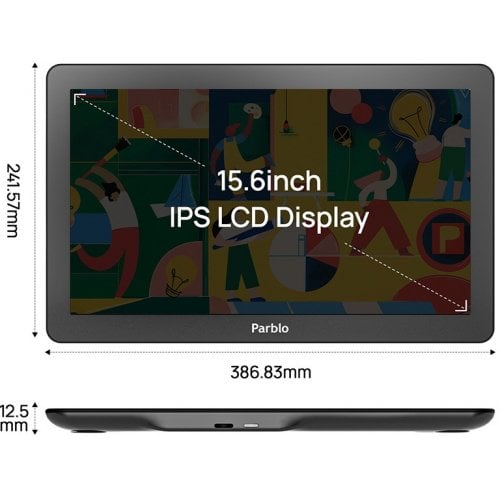 Графічний монітор Parblo Coast 16 Pro Gen2 (COAST16PROG2) Dark Grey купити в Україні | Telemart фото