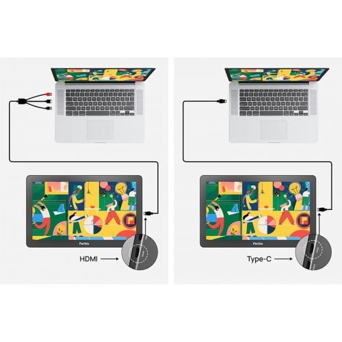 Графічний монітор Parblo Coast 16 Pro Gen2 (COAST16PROG2) Dark Grey купити в Україні | Telemart фото