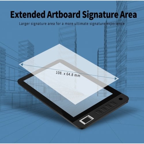 Планшет для подписи Huion DS101S Black купить в Украине | Telemart фото