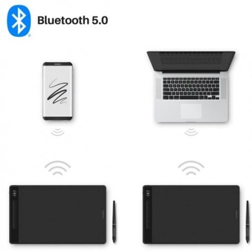 Графічний планшет Huion Inspiroy Giano (G930L) Black купити в Україні | Telemart фото
