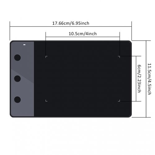 Графічний планшет Huion H420 Black купити в Україні | Telemart фото