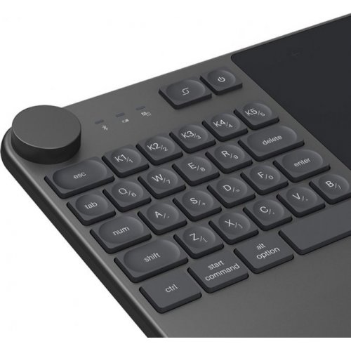 Графический планшет Huion Inspiroy Keydial (KD200) Grey купить в Украине | Telemart фото