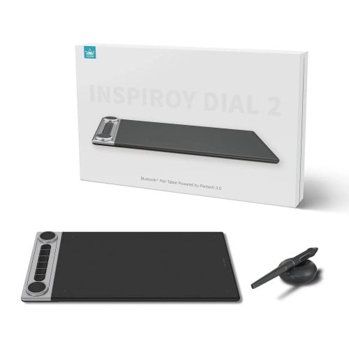 Графічний планшет Huion Inspiroy Dial 2 (Q630M) Black купити в Україні | Telemart фото