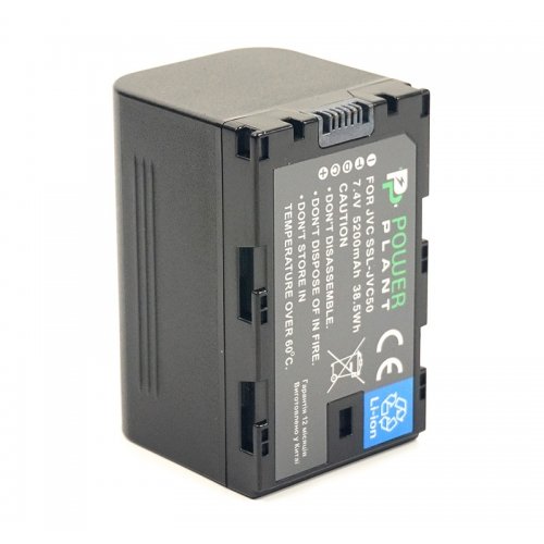 Акумулятор для відеокамери PowerPlant JVC SSL-JVC50 5200mAh (CB970056) купити в Україні | Telemart фото