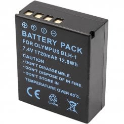 Акумулятор для фотоапарата PowerPlant Olympus BLH-1 1720mAh decoded (CB970339)