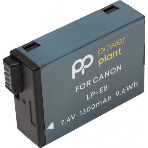 Аккумулятор для фотоаппарата PowerPlant Canon LP-E8H 1300mAh (CB971244) купить в Украине | Telemart фото