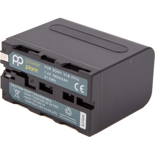 Аккумулятор для видеокамеры PowerPlant Sony VLB-F970 7800mAh (CB971565) купить в Украине | Telemart фото