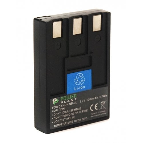 Акумулятор для фотоапарата PowerPlant Canon NB-3L 1000mAh (DV00DV1005) купити в Україні | Telemart фото