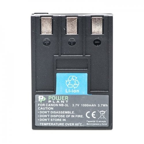 Акумулятор для фотоапарата PowerPlant Canon NB-3L 1000mAh (DV00DV1005) купити в Україні | Telemart фото