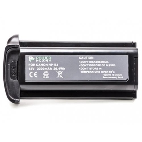 Акумулятор для фотоапарата PowerPlant Canon NP-E3 2200mAh (DV00DV1019) купити в Україні | Telemart фото