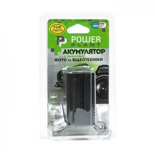 Аккумулятор для фотоаппарата PowerPlant Sony NP-F750 4400mAh (DV00DV1032) купить в Украине | Telemart фото