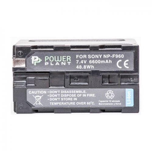 Акумулятор для фотоапарата PowerPlant Sony NP-F960/F970 6600mAh (DV00DV1033) купити в Україні | Telemart фото