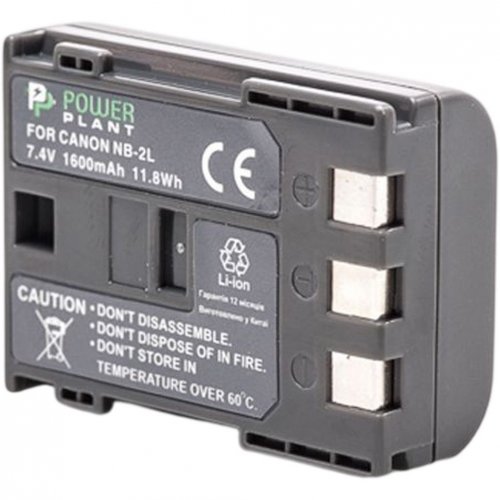 Акумулятор для фотоапарата PowerPlant Canon NB-2LH/NB-2L 1600mAh (DV00DV1059) купити в Україні | Telemart фото