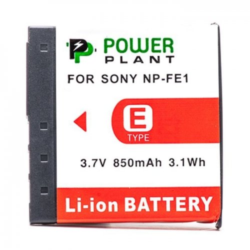 Акумулятор для фотоапарата PowerPlant Sony NP-FE1 850mAh (DV00DV1062) купити в Україні | Telemart фото