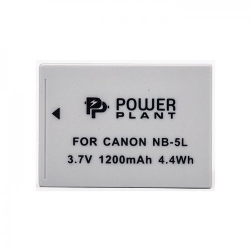 Аккумулятор для фотоаппарата PowerPlant Canon NB-5L 1200mAh (DV00DV1160) купить в Украине | Telemart фото