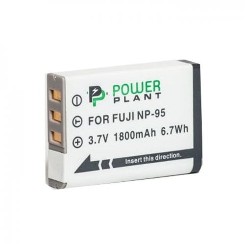 Аккумулятор для фотоаппарата PowerPlant Fujifilm NP-95 1800mAh (DV00DV1191) купить в Украине | Telemart фото