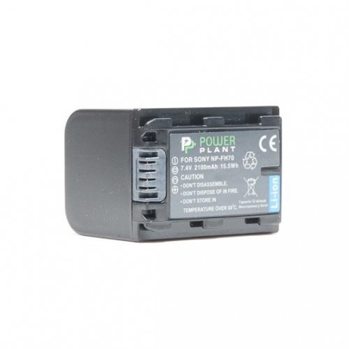 Акумулятор для відеокамери PowerPlant Sony NP-FH70 2100mAh (DV00DV1207) купити в Україні | Telemart фото