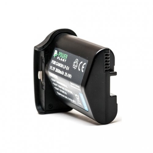 Акумулятор для фотоапарата PowerPlant Canon LP-E4 2650mAh (DV00DV1215) купити в Україні | Telemart фото
