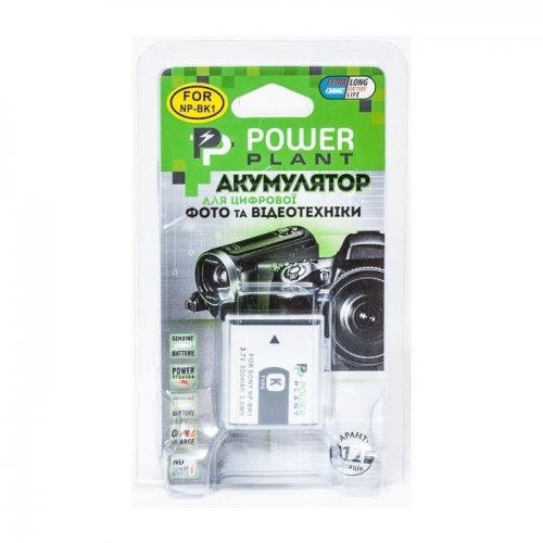 Аккумулятор для фотоаппарата PowerPlant Sony NP-BK1 950mAh (DV00DV1231) купить в Украине | Telemart фото