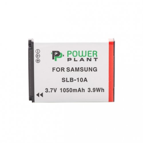 Акумулятор для фотоапарата PowerPlant Samsung SLB-10A 1050mAh (DV00DV1236) купити в Україні | Telemart фото