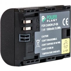 Акумулятор для фотоапарата PowerPlant Canon LP-E6 Chip 1800mAh (DV00DV1243)