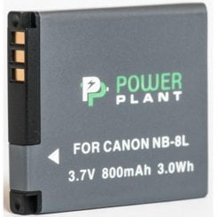 Аккумулятор для фотоаппарата PowerPlant Canon NB-8L 800mAh (DV00DV1256)