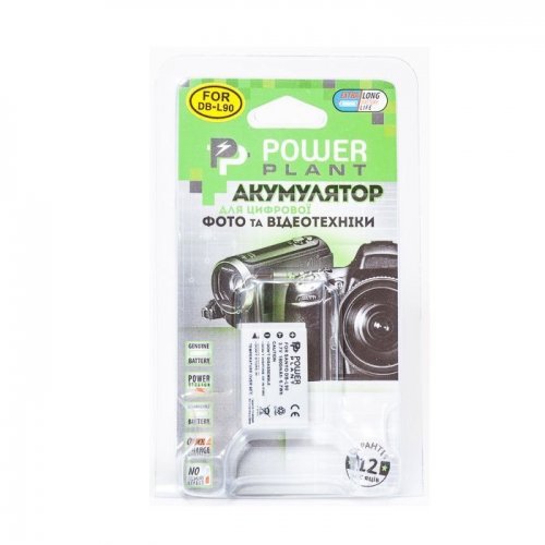 Акумулятор для фотоапарата PowerPlant Sanyo DB-L90 1800mAh (DV00DV1267) купити в Україні | Telemart фото