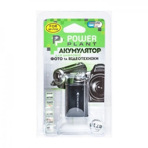 Аккумулятор для видеокамеры PowerPlant Sony NP-FV50 1200mAh (DV00DV1273) купить в Украине | Telemart фото