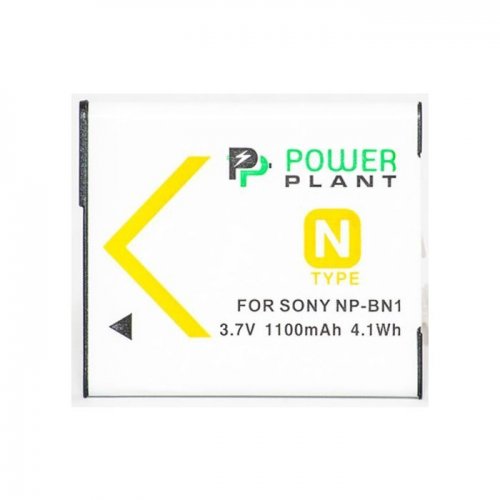 Аккумулятор для фотоаппарата PowerPlant Sony NP-BN1 1100mAh (DV00DV1278) купить в Украине | Telemart фото