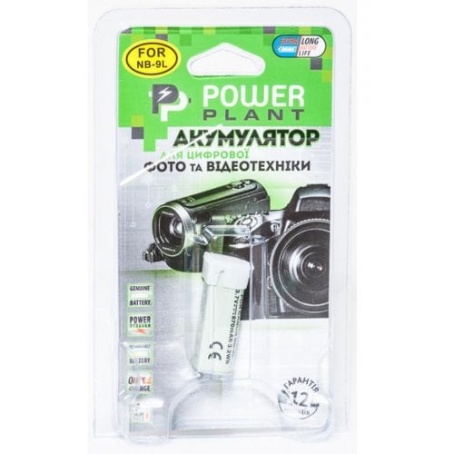 Акумулятор для фотоапарата PowerPlant Canon NB-9L 870mAh (DV00DV1282) купити в Україні | Telemart фото