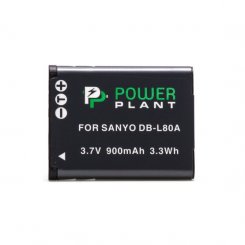 Акумулятор для фотоапарата PowerPlant Sanyo DB-L80/D-Li88 900mAh (DV00DV1289)