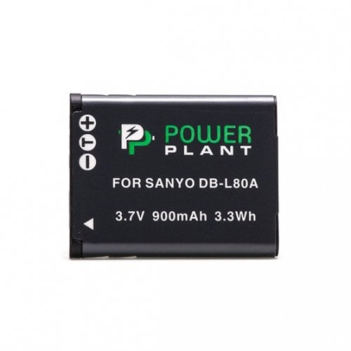 Акумулятор для фотоапарата PowerPlant Sanyo DB-L80/D-Li88 900mAh (DV00DV1289) купити в Україні | Telemart фото