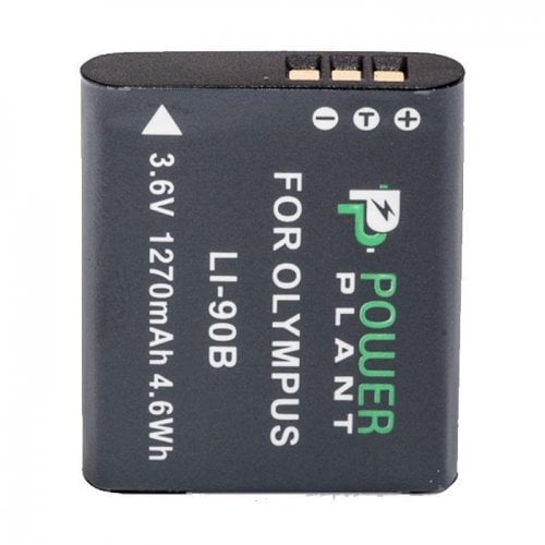 Акумулятор для фотоапарата PowerPlant Olympus Li-90B 1270mAh (DV00DV1307) купити в Україні | Telemart фото