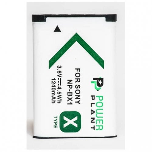 Акумулятор для фотоапарата PowerPlant Sony NP-BX1 1240mAh (DV00DV1308) купити в Україні | Telemart фото