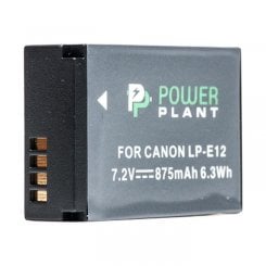 Акумулятор для фотоапарата PowerPlant Canon LP-E12 875mAh (DV00DV1311)