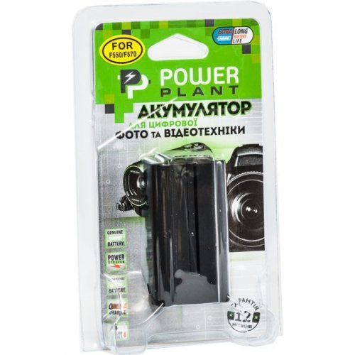 Акумулятор для фотоапарата PowerPlant Sony LED NP-F550 2500mAh (DV00DV1365) купити в Україні | Telemart фото