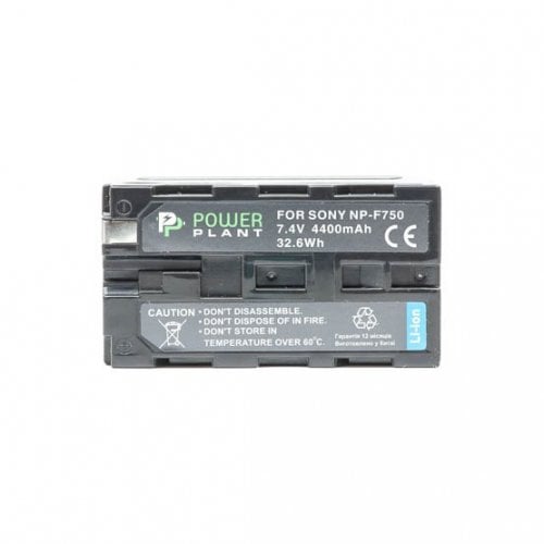 Аккумулятор для фотоаппарата PowerPlant Sony LED NP-F750 4400mAh (DV00DV1366) купить в Украине | Telemart фото
