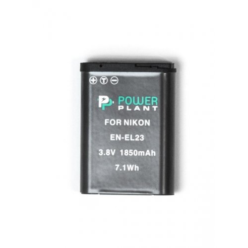 Аккумулятор для фотоаппарата PowerPlant Nikon EN-EL23 1850mAh (DV00DV1396) купить в Украине | Telemart фото