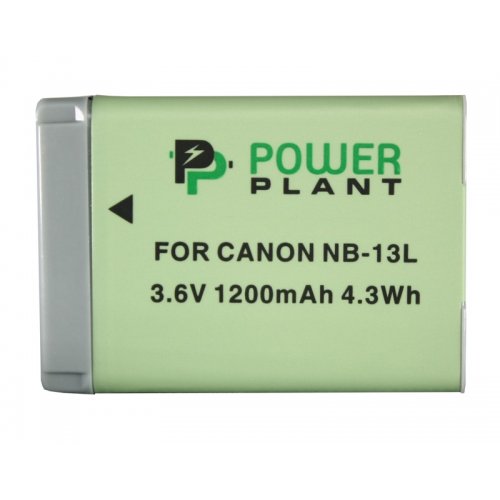 Акумулятор для фотоапарата PowerPlant Canon NB-13L 1200mAh (DV00DV1403) купити в Україні | Telemart фото