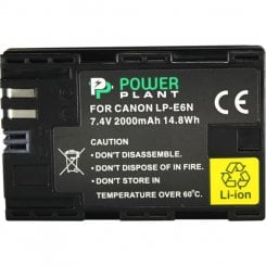 Аккумулятор для фотоаппарата PowerPlant Canon LP-E6N 2000mAh (DV00DV1405)