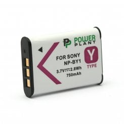 Аккумулятор для фотоаппарата PowerPlant Sony NP-BY1 750mAh (DV00DV1409)