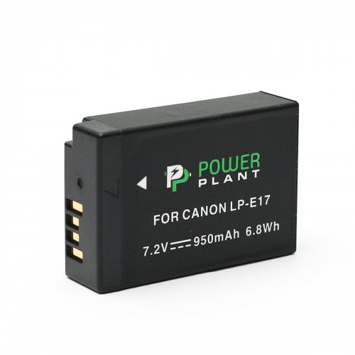 Акумулятор для фотоапарата PowerPlant Canon LP-E17 950mAh (DV00DV1410) купити в Україні | Telemart фото