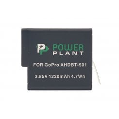 Акумулятор PowerPlant for GoPro AHDBT-501 1220mAh (CB970124)