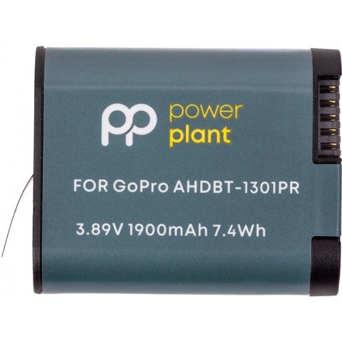 Акумулятор PowerPlant for GoPro Hero 13 1900mAh (CB971527) купити в Україні | Telemart фото