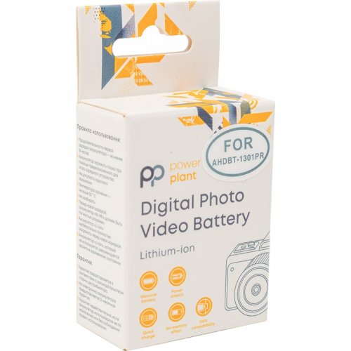 Акумулятор PowerPlant for GoPro Hero 13 1900mAh (CB971527) купити в Україні | Telemart фото