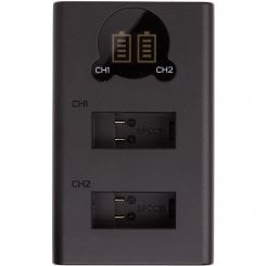 Зарядний пристрій PowerPlant for GoPro SPCC1B Dual Display (CH980253)