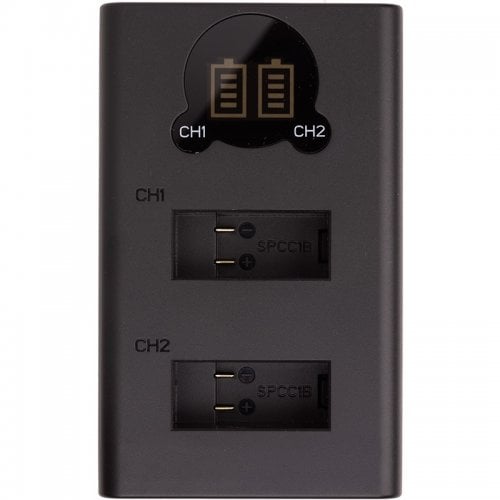 Зарядний пристрій PowerPlant for GoPro SPCC1B Dual Display (CH980253) купити в Україні | Telemart фото
