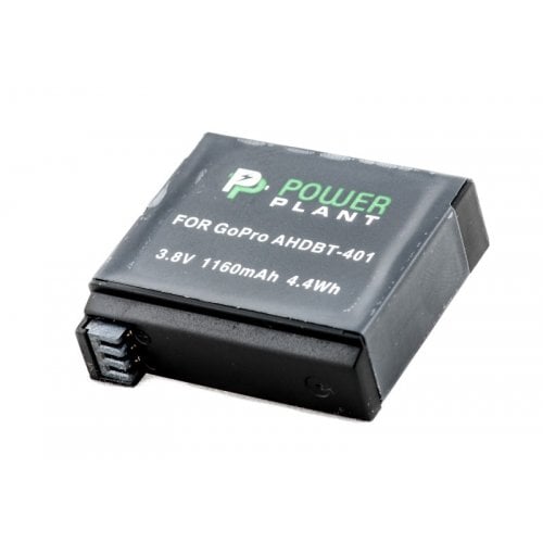 Акумулятор PowerPlant for GoPro AHDBT-401 1160mAh (DV00DV1401) купити в Україні | Telemart фото
