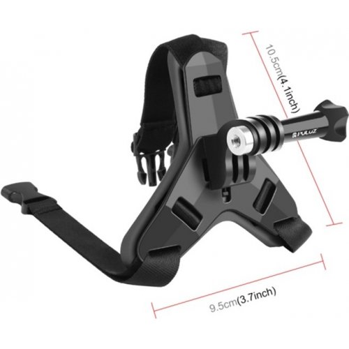 Кріплення на підборіддя шолома Puluz for GoPro/DJI Osmo Action (PU579B) купити в Україні | Telemart фото