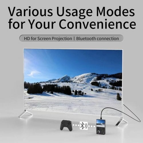 Уценка портативная игровая консоль Anbernic RG 40XXV 64GB Transparent Black (Вскрытая упаковка, 918026) купить в Украине | Telemart фото